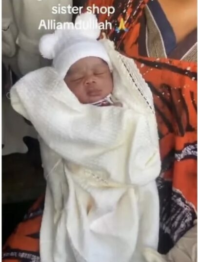 Woman Gives Birth To Baby Boy While Shopping For Baby Items At Ibadan Market 1 Screenshot