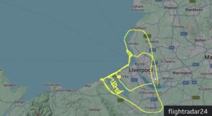 Pilot Writes ‘I’m Bored’ In Sky During Test Flight, Leaves Internet Amused 2 Source: BBC/flightradar24