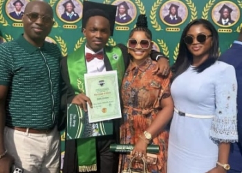 Kazim Adeoti Celebrates Son Juwon Gentry’s Graduation With Heartfelt Message