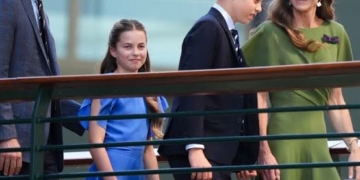 Prince George And Princess Charlotte Join Kate Middleton And Prince William At Wimbledon Men’s Final
