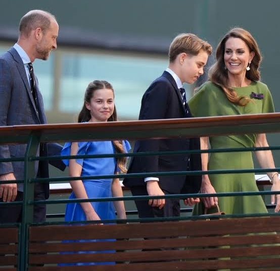 Prince George And Princess Charlotte Join Kate Middleton And Prince William At Wimbledon Men’s Final 1 IMG 3518