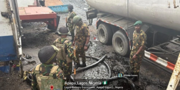 Army Arrests 6 Suspected Oil Bunkerers, Dismantles Illegal Bunkering Site In Lagos