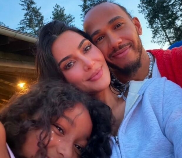 Lewis Hamilton Joins Kardashian Family Getaway, Fuels Romance With Kim 1 Kim Hamil
