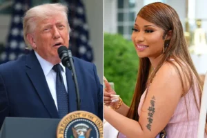 Nicki Minaj Meets Trump At White House, Declares Him Her ‘Favourite President