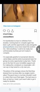 Serena Williams Withdraws from Wimbledon Due to Knee Injury