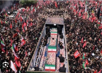 Iran’s Supreme Leader’s Funeral Procession Attracts Huge Crowd