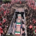 Iran’s Supreme Leader’s Funeral Procession Attracts Huge Crowd
