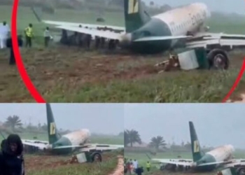 JUST-IN: 68 Passengers Escape As Enugu Air Aircraft Crash-Lands In Benin