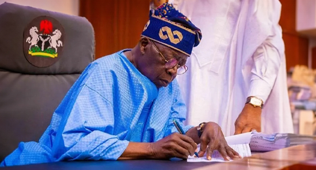 Tinubu Writes Reps, Transmits 2 Bills, Rejects 2 1 Tinubu Signing