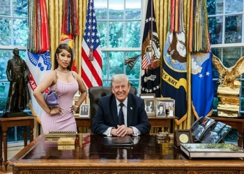 Nicki Minaj Meets Trump At White House, Declares Him Her ‘Favourite President