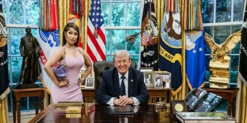 Nicki Minaj Meets Trump At White House, Declares Him Her ‘Favourite President
