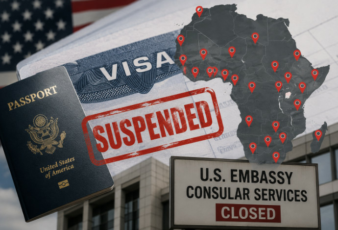 US To Stop Routine Visa Processing At Abuja Embassy, 24 Other African Missions 1 US Visa processing
