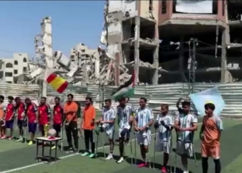 Palestinian Amputee Footballers Stage Symbolic World Cup Final In War-Ravaged Gaza