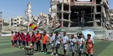 Palestinian Amputee Footballers Stage Symbolic World Cup Final In War-Ravaged Gaza 2 Palestinian Amputee Footballers Stage Symbolic World Cup Final In War-Ravaged Gaza