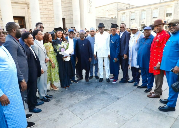 PICTORIAL: Governors, Political Leaders Attend Wike’s Daughter’s Graduation In UK 1 Wikes daughter grduates 2