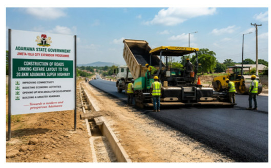 Fintiri Administration Commences Road Construction Linking Kofare Layout To Adamawa Super Highway 1 adamawa road construction
