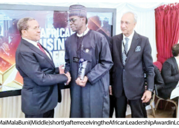 Good Governance: Buni Honoured With African Leadership Award In London