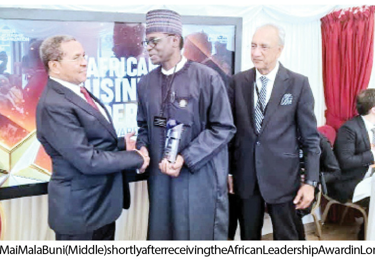 Good Governance: Buni Honoured With African Leadership Award In London 1 buni honoured in london