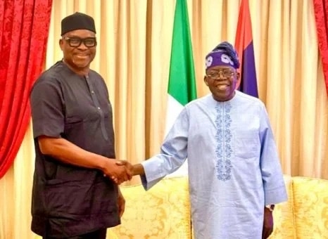 You’re Too Big For REA Chairmanship, Isaac Fayose Tells Ex-Governor Brother 1 President Bola Tinubu With The Former Ekiti State Governor, Ayo Fayose. Photo Credit: Imran Muhammed