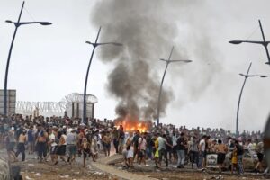 Spain Deploys Troops As 49,000 Migrants Cross Into Ceuta, 19 Dead 5 There were violent clashes in Fnideq, on the Morocco-Spain border, on Friday. Abdel Majid Bziouat/AFP/Getty Images
