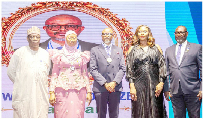 Accountants Will Adopt AI Tools But Keep Professional Ethics – ICAN President 1 L-R First deputy vice president Chartered Institute of Accountants of Nigeria (ICAN), district coordinator, Dr Oye Akinsulire; 62nd president of ICAN, Hajia Queensley Sofuratu Segoshime, newly inaugurated chairman of ICAN Abuja District and Society, Chukwuemeka Okoroeze, his wife Adaemy and the immediate past chairman, Dr Michael Nnnachi Okpara during the Investiture ceremony in Abuja on Saturday. PHOTO: ICAN