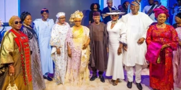 Osinbajo, Sanwo-Olu, Elumelu Honour Alakija At 75th Birthday Thanksgiving, Presentation Of 6 Books 2 Osinbajo, Sanwo-Olu, Elumelu Honour Alakija At 75th Birthday Thanksgiving, Presentation Of 6 Books