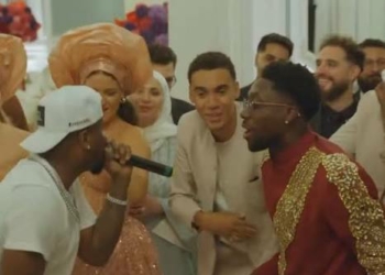 ‎Mr P Lights Up Bayern Munich Star Alphonso Davies’ Wedding