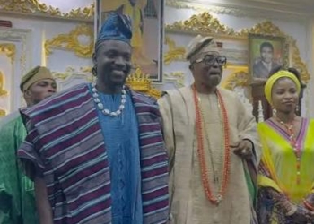VDM Honoured With ‘Atayese’ Title by Oluwo of Iwo