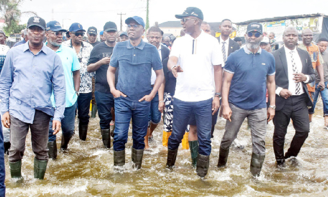Sanwo-Olu Blames Lagos Flooding On Blocked Waterways, Human Errors