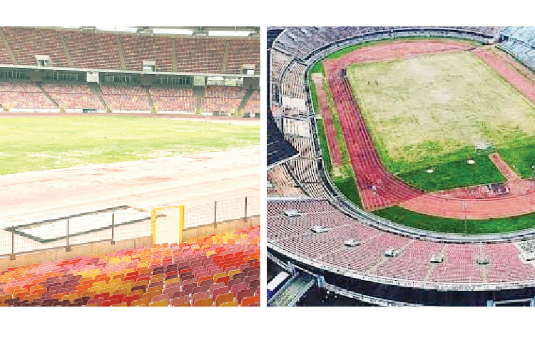Graveyard Of Giants: Inside The Tragic Decay Of Nigeria’s Sporting Cathedrals 1 Overview of the mainbowl of Moshood Abiola National Stadium, Abuja. PHOTO BY Salifu Usman