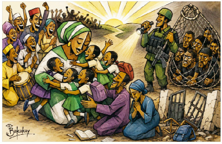 Not What You Say, It’s What You Do! 1 rescued oyo pupils