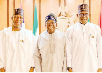 President Tinubu Receives Buni, Yobe APC Guber Candidate Wali At Villa
