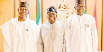 President Tinubu Receives Buni, Yobe APC Guber Candidate Wali At Villa 3 President Tinubu Receives Buni, Yobe APC Guber Candidate Wali At Villa