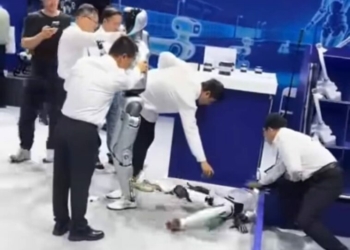 Robot Runs Wild After Remote Failure At Beijing World Robot Conference