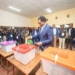 President Hichilema casting his vote PC: The president's Facebook page