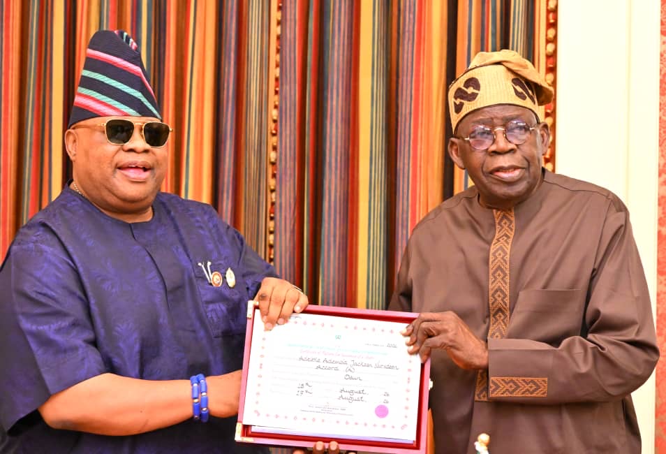 Adeleke Visits Tinubu, Thanks President For Free, Fair Osun Election