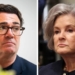 Messages were reportedly exchanged between UK Prime Minister Andy Burnham (left) and White House Chief of Staff Susie Wiles. Photo Credit: PA Media/ Getty Images