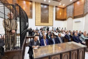 Syrian Court Sentences Former President Bashar Al-Assad To Death In Absentia 2 Atef Najib appears in court in Syria on Tuesday. (Syrian Ministry of Justice)