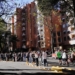7.4-Magnitude Earthquake Hits Colombia, Injures Several 8 Residents in the Colombian capital of Bogotá stand outside their homes after an earthquake struck on Monday. Tremors were felt in multiple cities across the South American nation. (Ivan Valencia/AP)