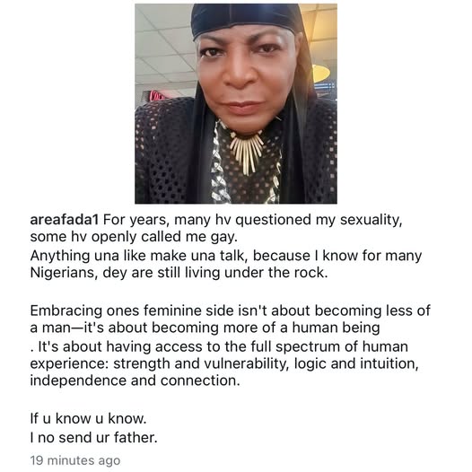 Charly Boy Responds To Years Of Speculation Over His Sexuality