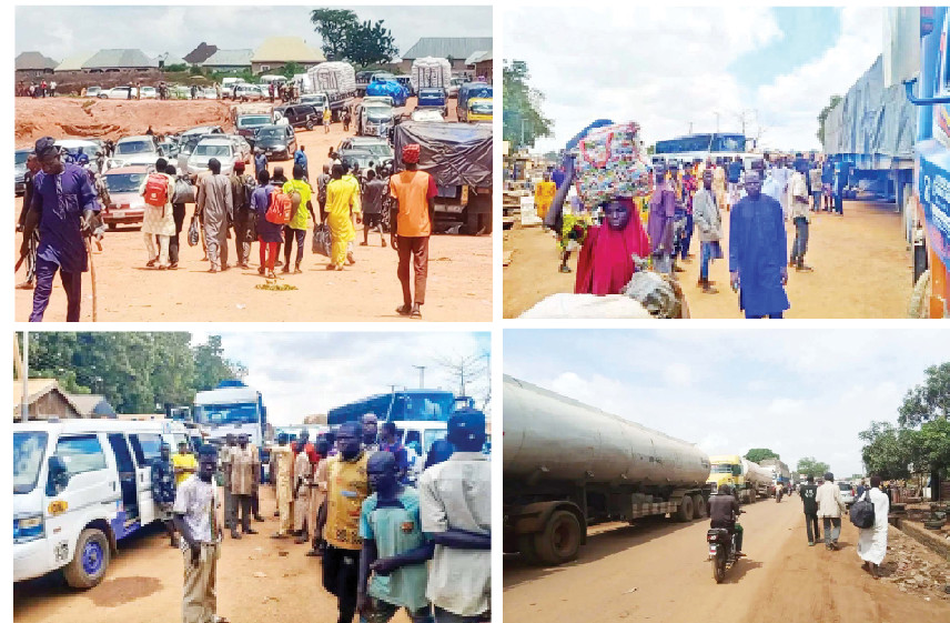 Drivers Block Mokwa Roads To Protest Against Insecurity