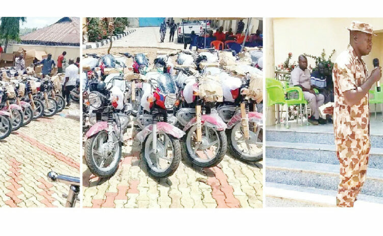 Fintiri Donates 40 Motorcycles To Security Personnel In Hong