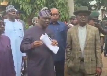 Wike Inspects Flood-Hit Maitama, Discovers Structure 0n Revoked Drainage Plot 