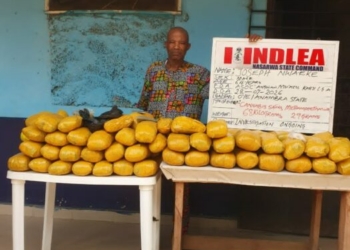 NDLEA Intercepts Cocaine Hidden In Mortar, Backpack Bound For China, Italy