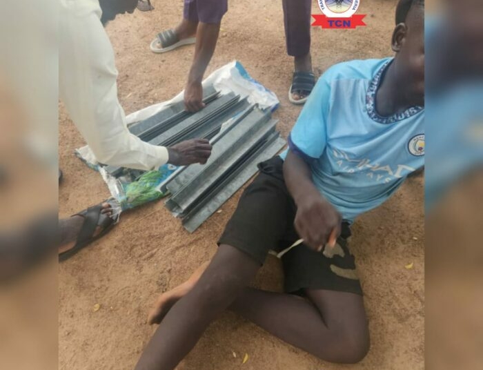 TCN, Police Arrest Suspect for Vandalising 6 Towers on Yola–Jalingo Line 1 IMG 20260806 WA0004