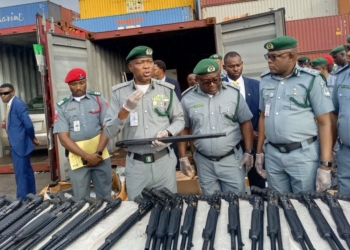 Customs Intercepts Cache Of Arms At Lagos Port