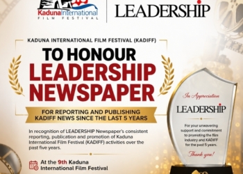 ‎KADIFF To Honour LEADERSHIP Newspaper For 5 Years Of Consistent Coverage 