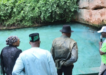 PHOTO: Gov Bala Takes Jonathan On Tour Of Yankari Game Reserve