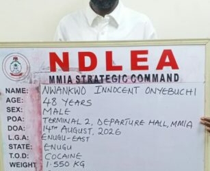 NDLEA Arrests India-bound Businessman With Cocaine