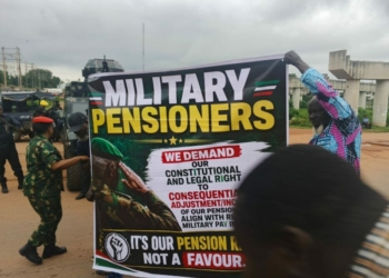 Military Retirees Protest Non-Adjustment Of Pensions